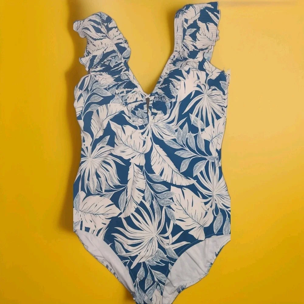GOTTEX SWIMSUIT WOMENS 16  BATHING SUIT MALAYA FLORAL Tummy Control NWT! $145‎